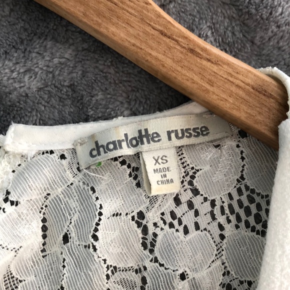 White Mini Dress Charlotte Russe - Picture 5 of 8